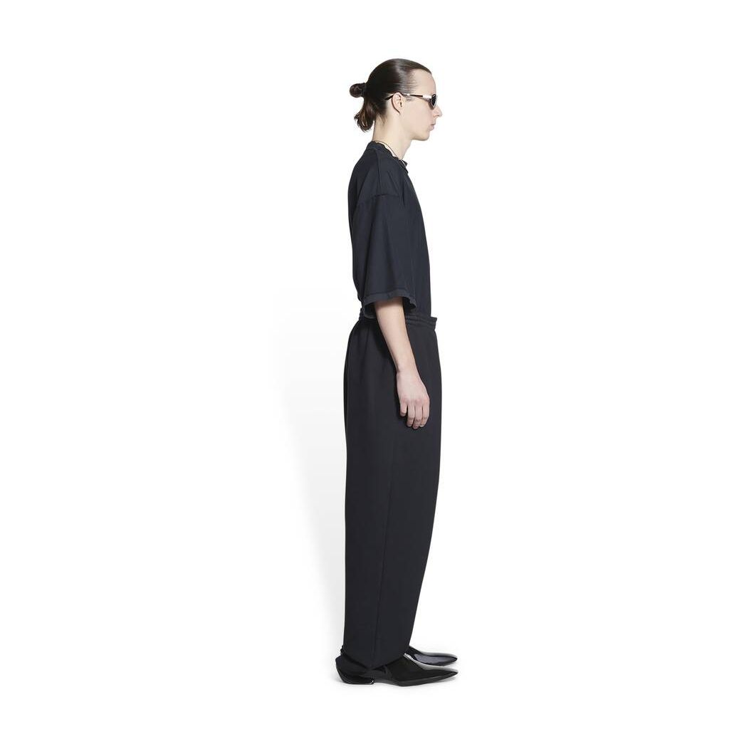 Men's Balenciaga Baggy Jogging Pants Black | 1893ZTVUA