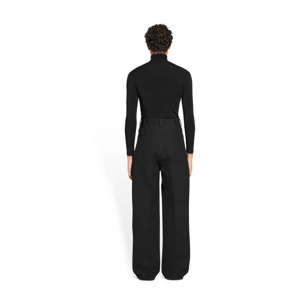 Men's Balenciaga Baggy Tailored Pants Black | 2937BZNPT