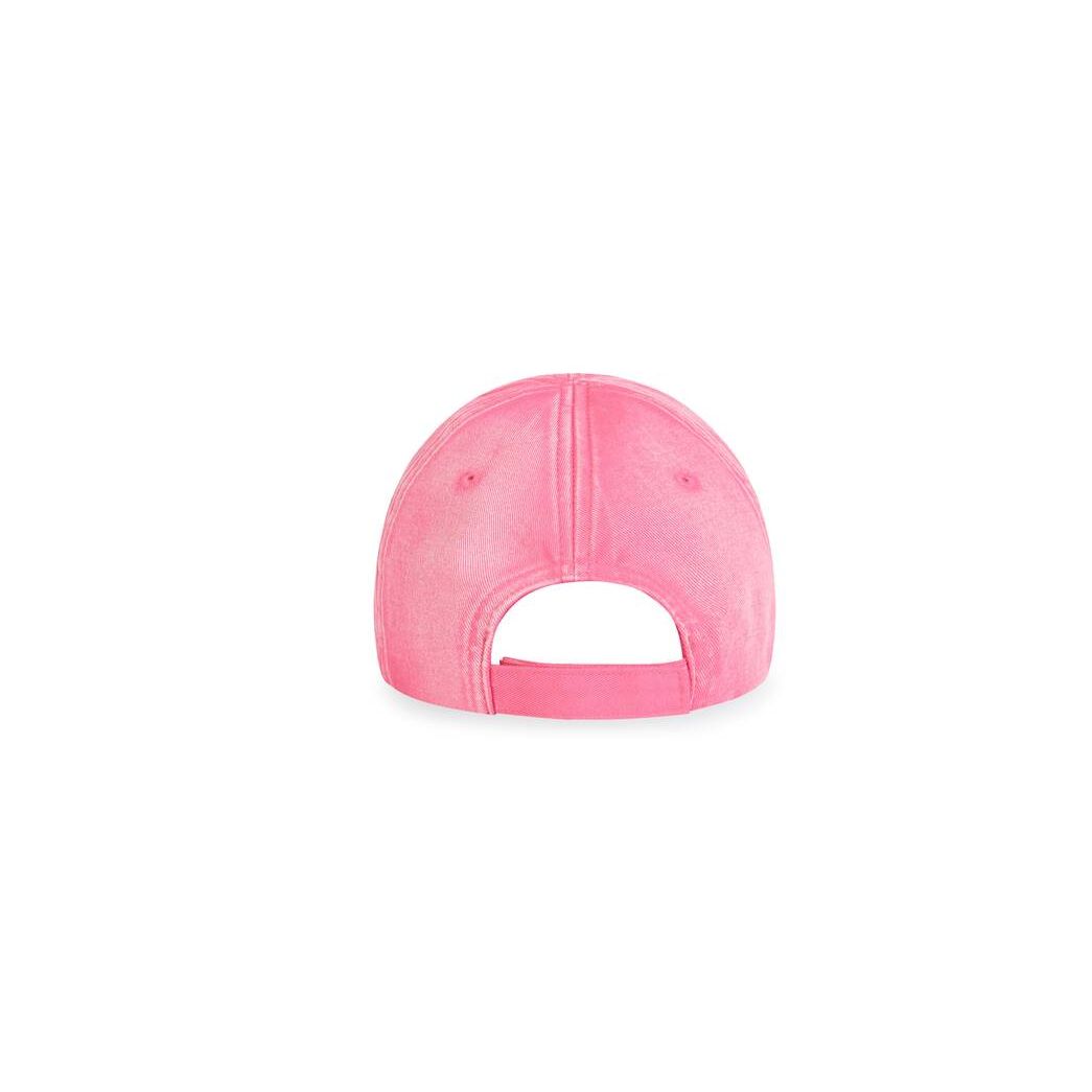 Men's Balenciaga Balenciaga Caps Fuchsia / Black | 7528KMUWH