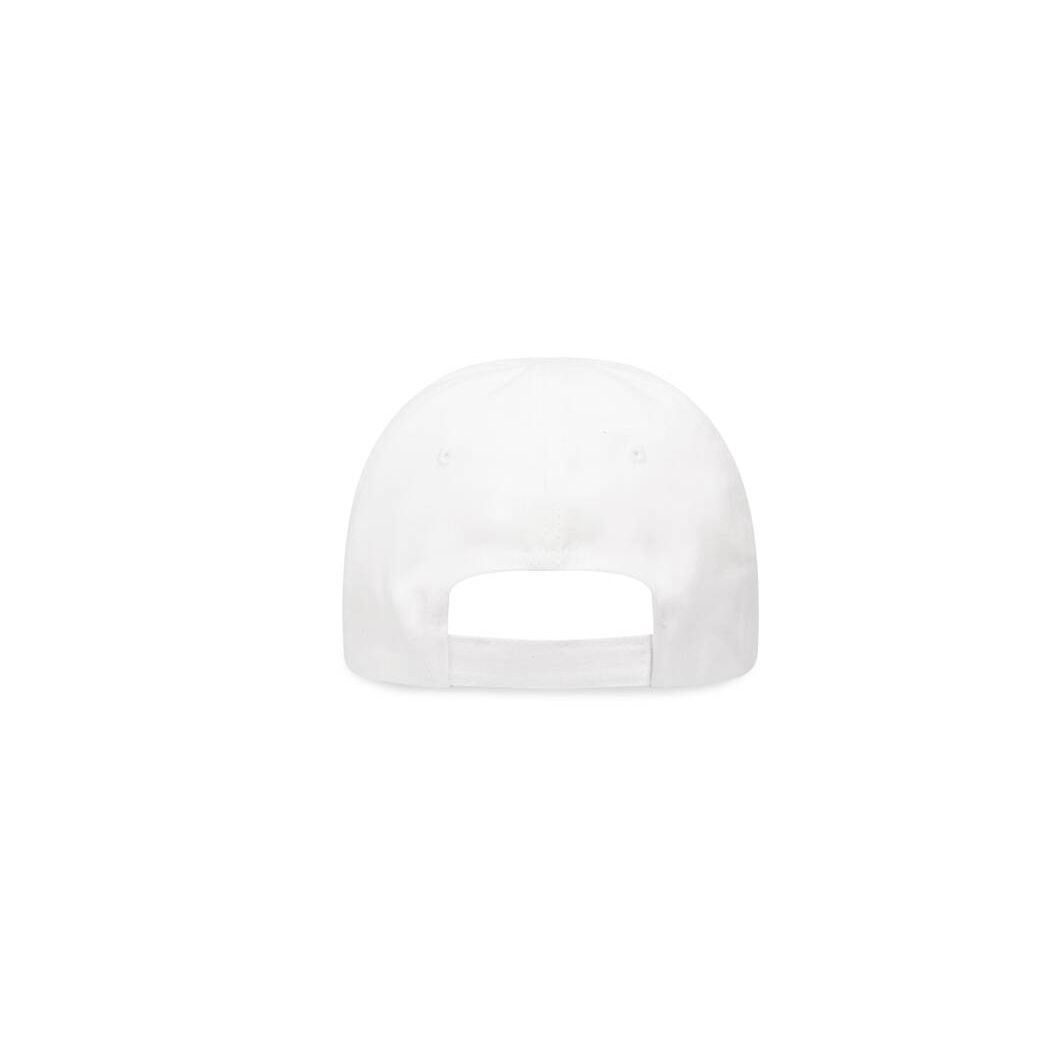 Men's Balenciaga Balenciaga Caps White / Black | 5186HPKXT