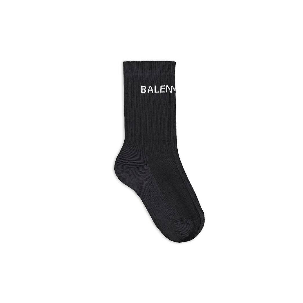 Men\'s Balenciaga Balenciaga Socks Black | 9652AZKHL