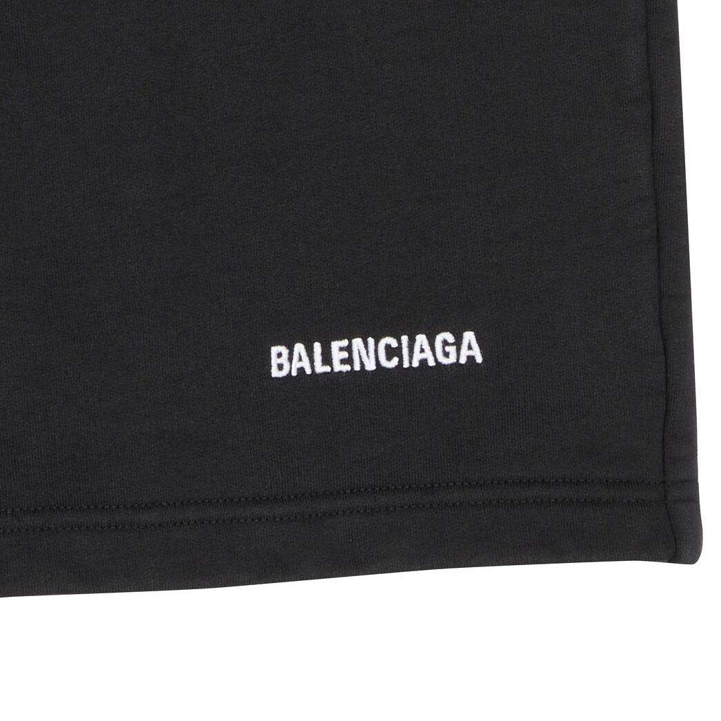 Men's Balenciaga Balenciaga Sweat Shorts Pants Black | 0421AOLJY