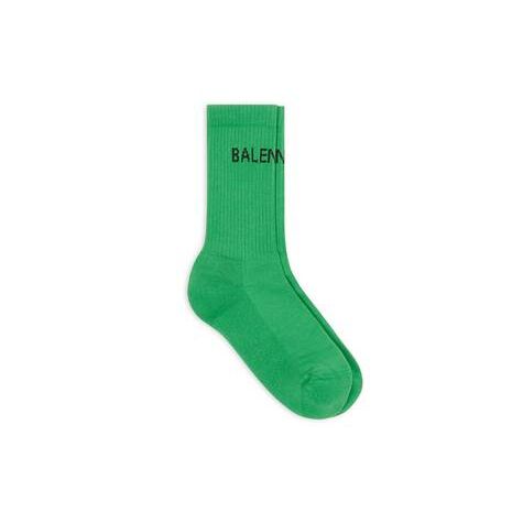 Men's Balenciaga Balenciaga Tennis Socks Green | 9817TGMXR