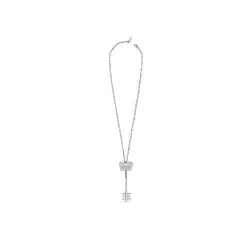 Men's Balenciaga Bb Key Necklace Jewelry Silver | 9320ZPTCU