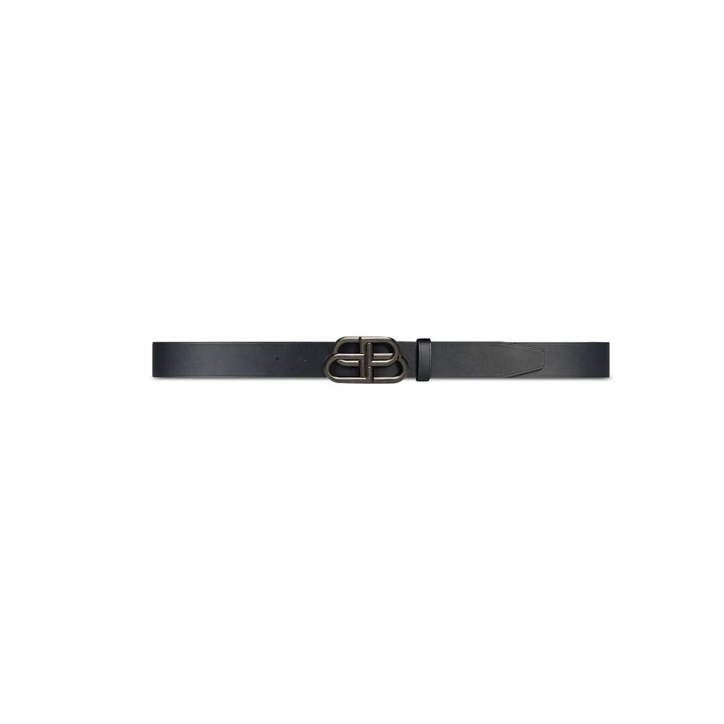 Men\'s Balenciaga Bb Large Belts Black | 5268KMWHG