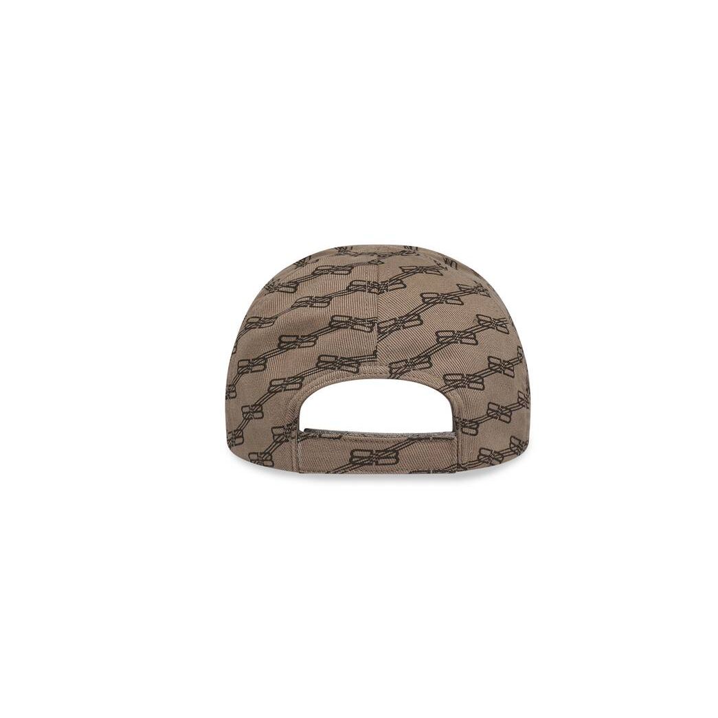 Men's Balenciaga Bb Monogram Caps Beige | 6179HDWVS