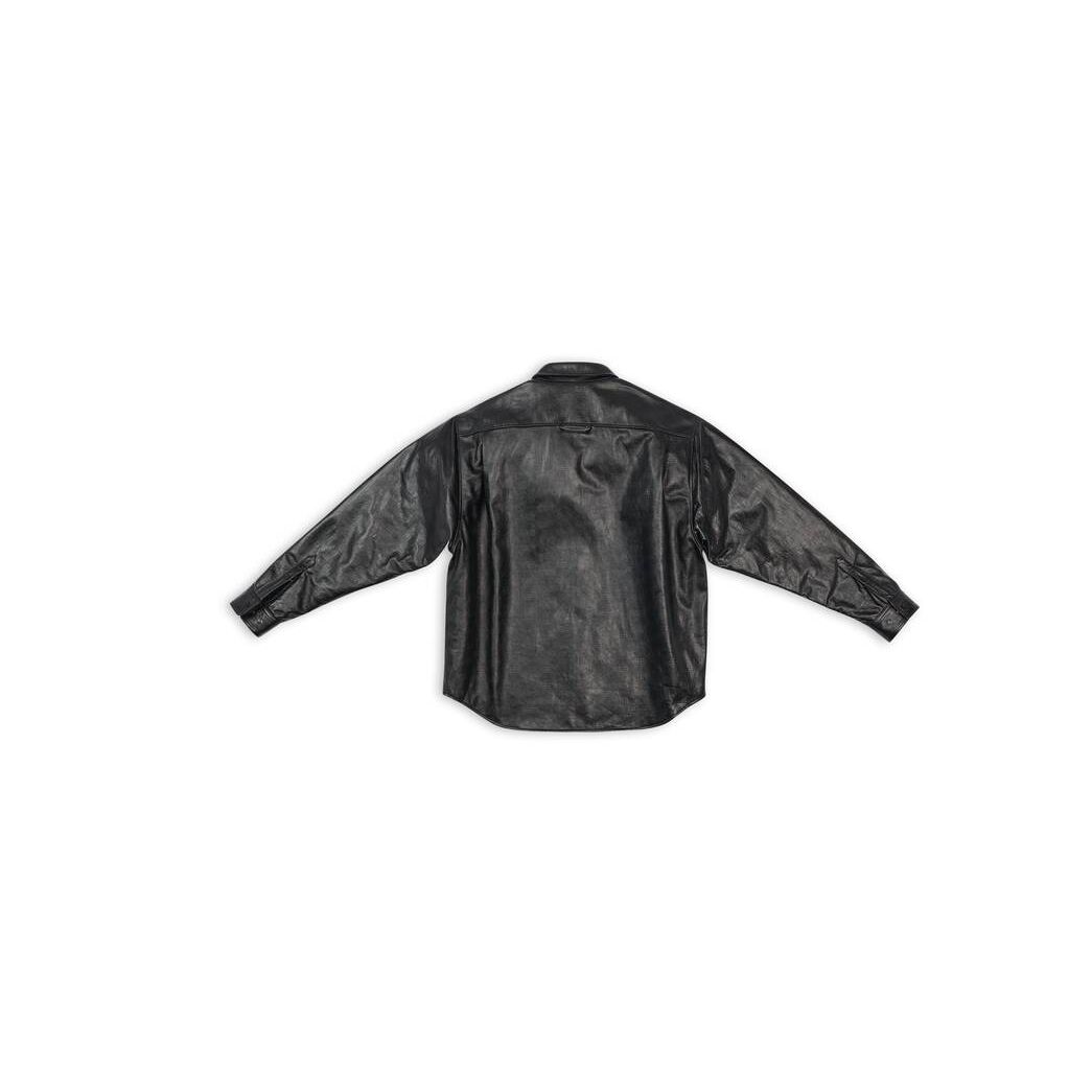 Men's Balenciaga Bb Monogram Outerwear Shirts Black | 1296ZWIOP