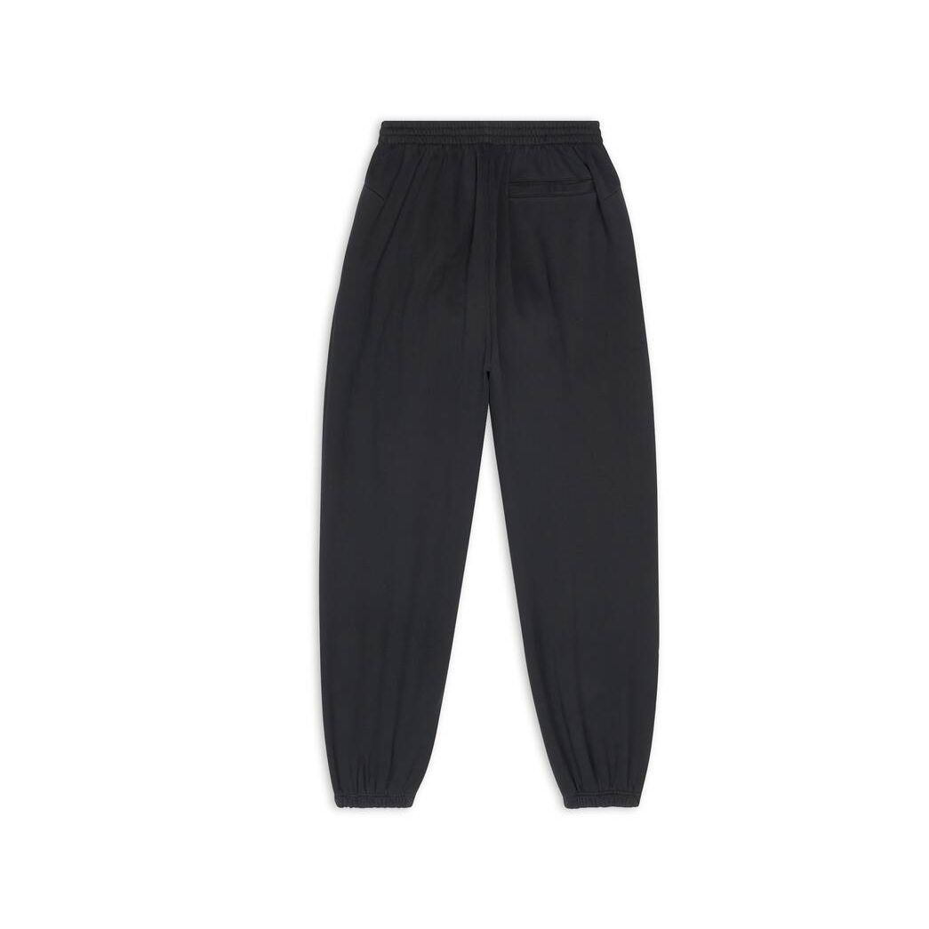 Men's Balenciaga Bb Paris Icon Stretch Knee Sweatpants Pants Black | 3164MBJSP