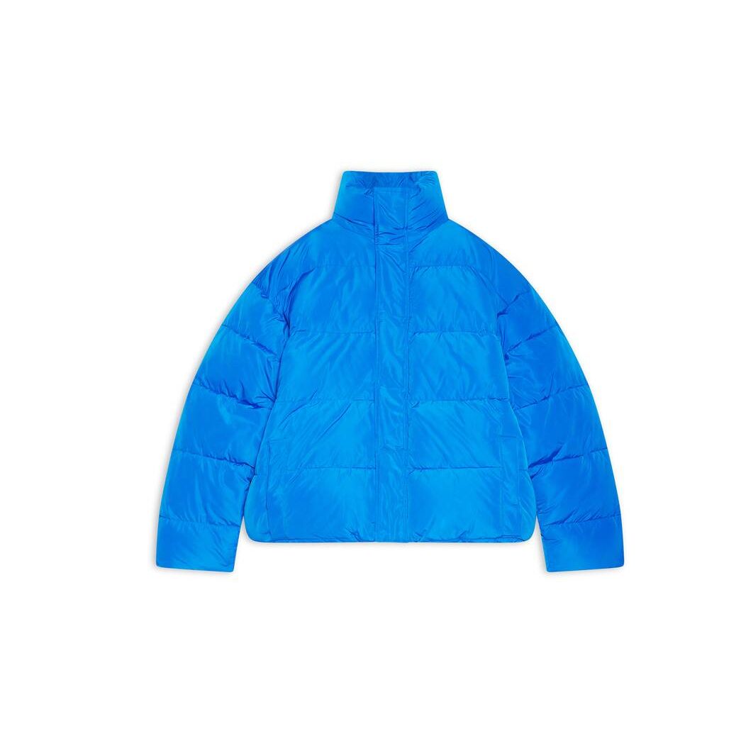 Men's Balenciaga Bb Puffer Jackets Indigo | 5417HCXOE