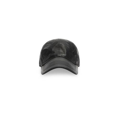 Men's Balenciaga Cap Caps Black | 8913RANWC