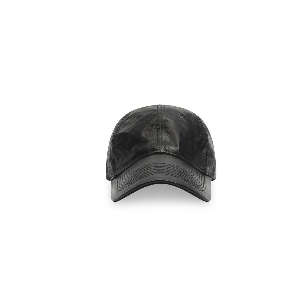 Men\'s Balenciaga Cap Caps Black | 8913RANWC