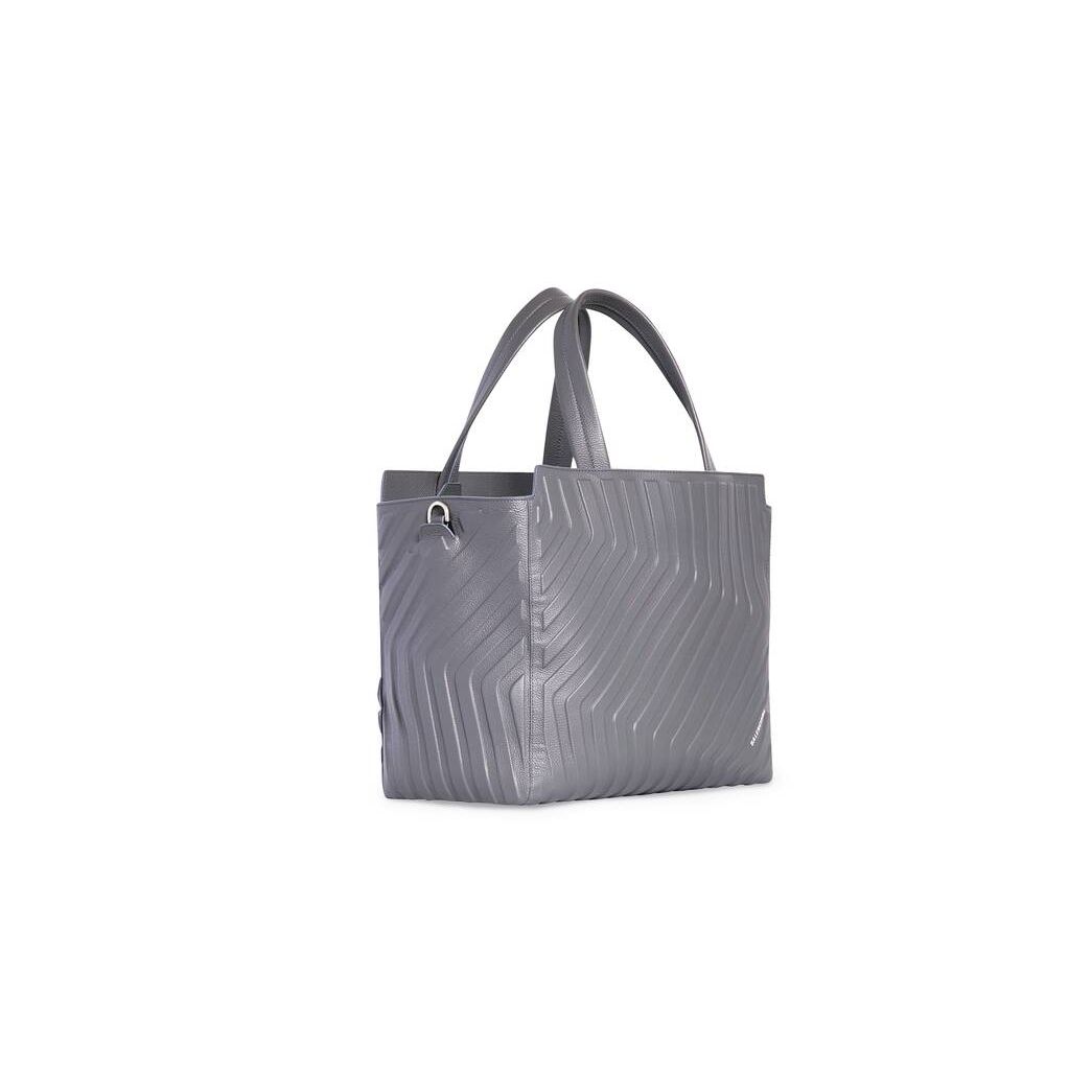 Men's Balenciaga Car Medium East-west Tote Bags Dark Grey | 6248ATFKX