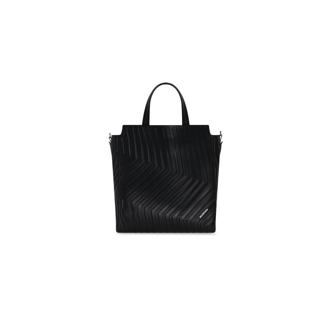 Men's Balenciaga Car Medium North-south Tote Bags Black | 1209DRLFE