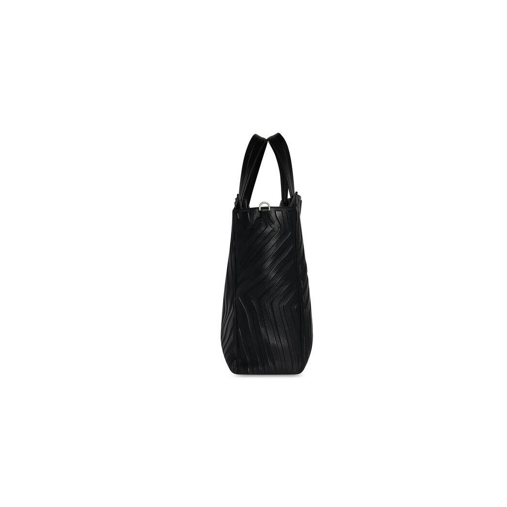 Men's Balenciaga Car Medium North-south Tote Bags Black | 1209DRLFE