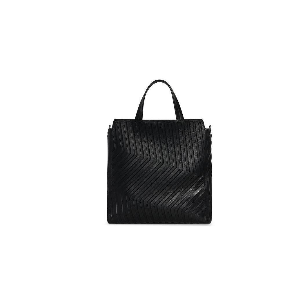 Men's Balenciaga Car Medium North-south Tote Bags Black | 1209DRLFE