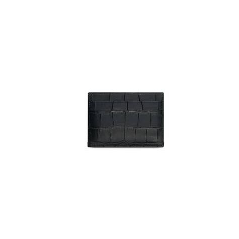 Men's Balenciaga Cash Cardholders Black | 3208KXOHD