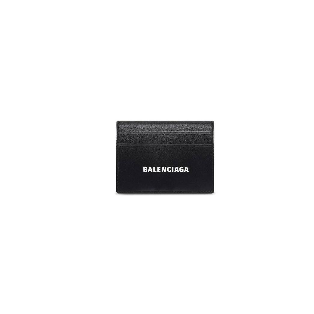 Men\'s Balenciaga Cash Cardholders Black | 6932DKGUO