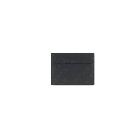 Men's Balenciaga Cash Cardholders Black | 9648MFPGT