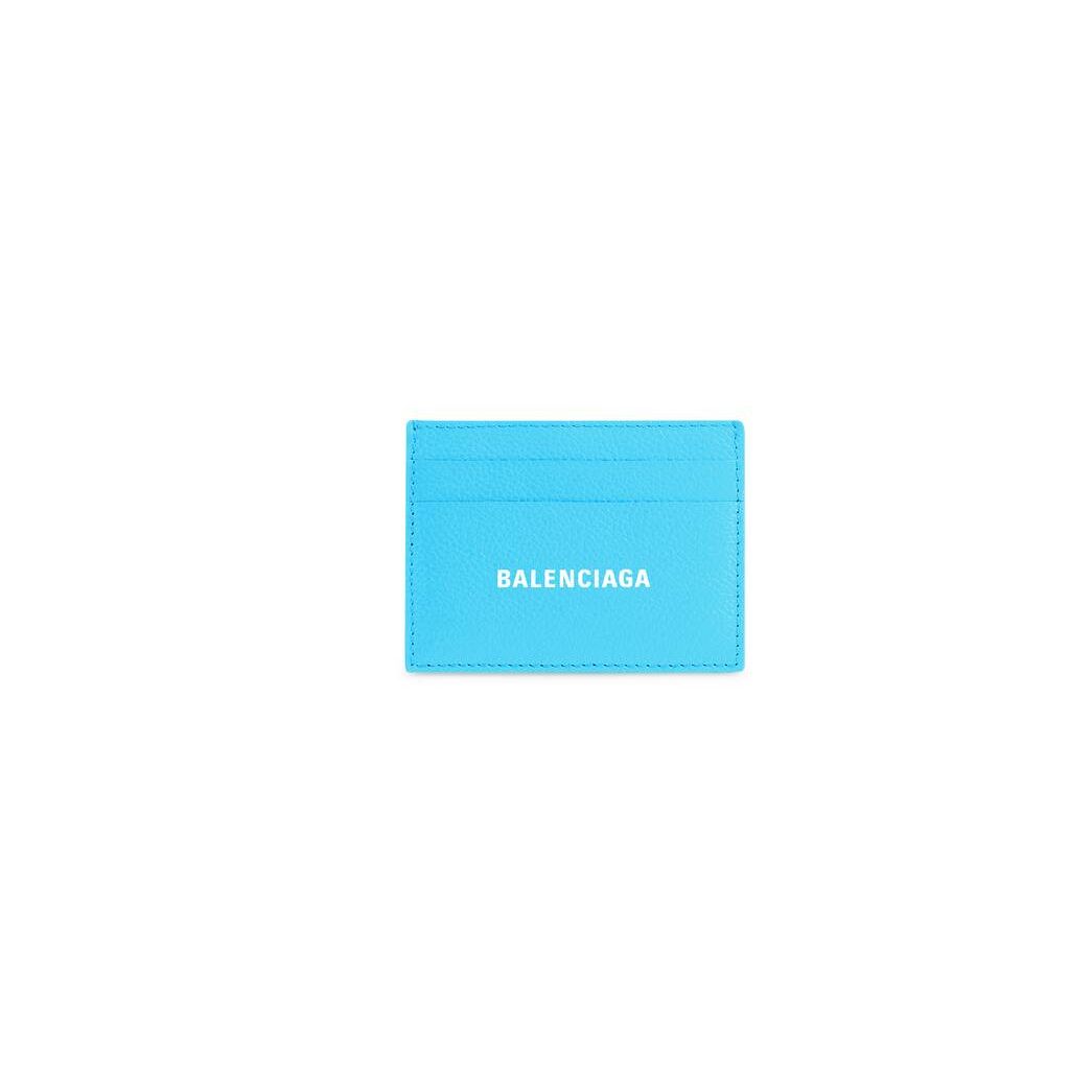 Men\'s Balenciaga Cash Cardholders Blue | 4301IJBTO