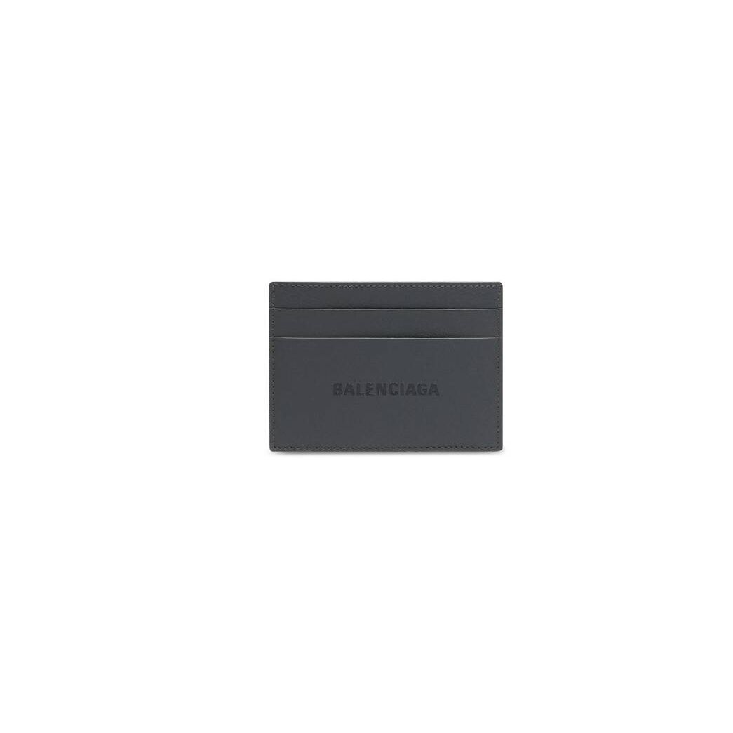 Men\'s Balenciaga Cash Cardholders Dark Grey / Black | 3917DHTGP