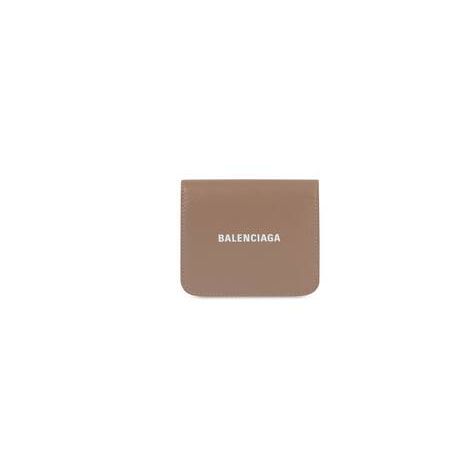 Men's Balenciaga Cash Flap Coin And Card Holder Wallets | 2375ZCEVP