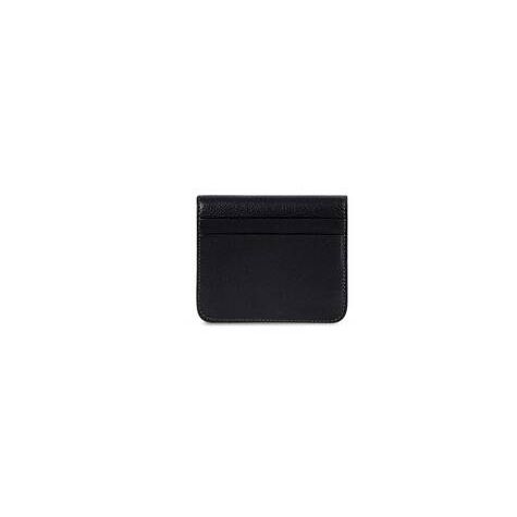 Men's Balenciaga Cash Flap Coin And Card Holder Wallets Black | 5938JTOVD