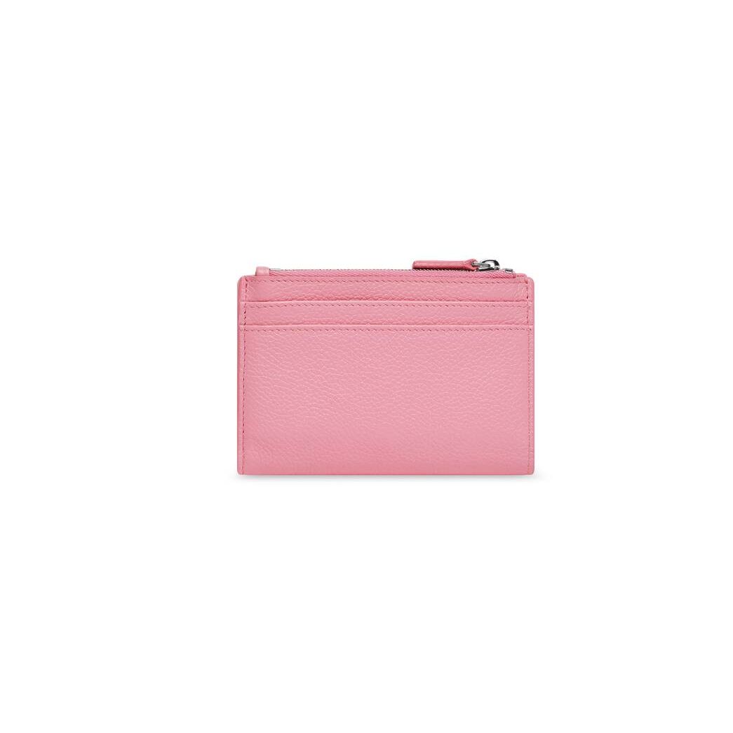 Men's Balenciaga Cash Folded Vertical Cardholders Pink | 6079ZSFUH