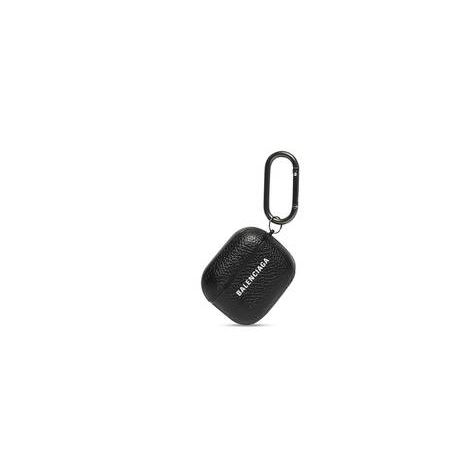 Men's Balenciaga Cash Hard Earpods Case Smartphone Accessories Black | 4056YDVGI