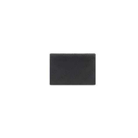 Men's Balenciaga Cash Mini Wallets Black | 6214EHSAG