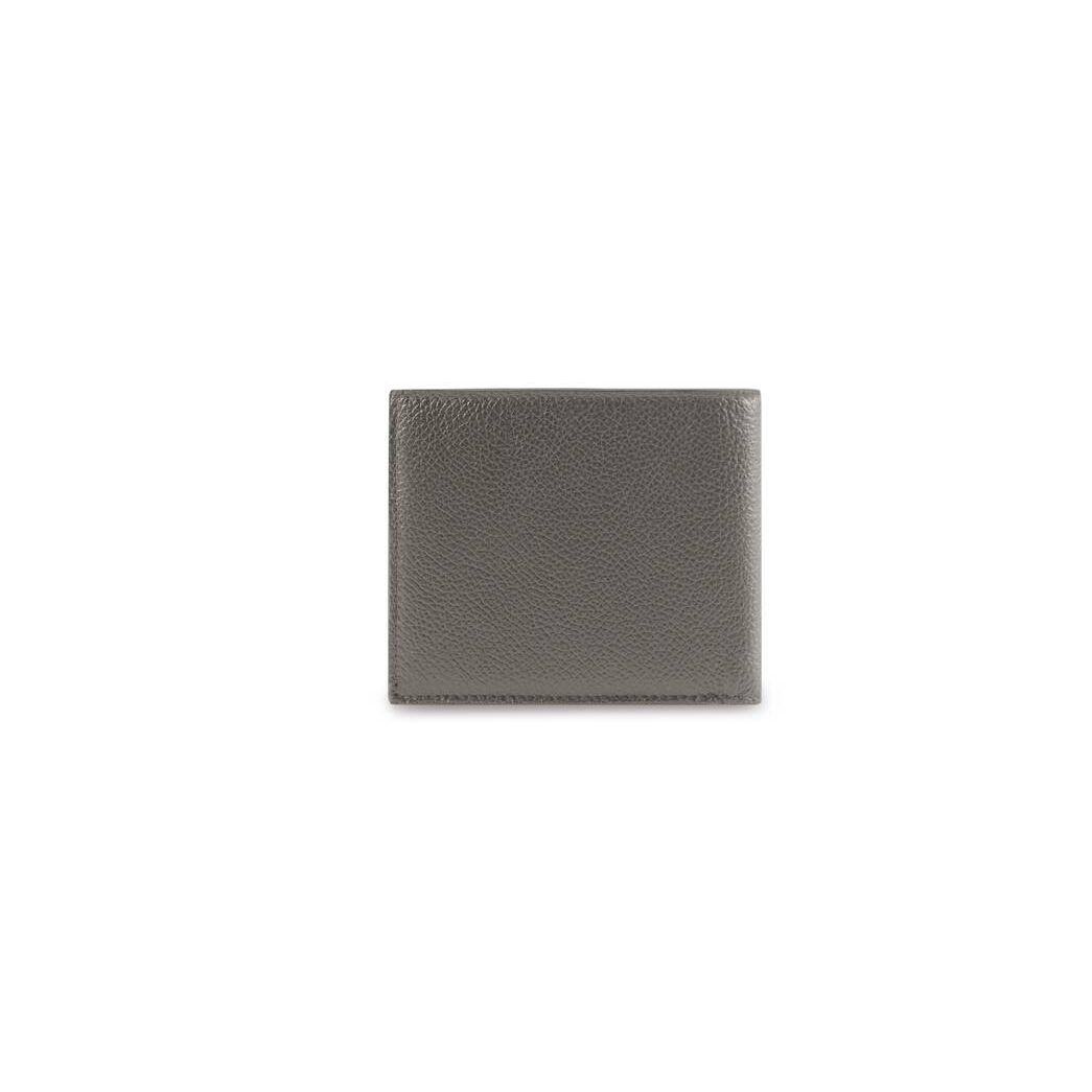 Men's Balenciaga Cash Square Folded Wallets Deep Grey / Black | 0562KTYDV