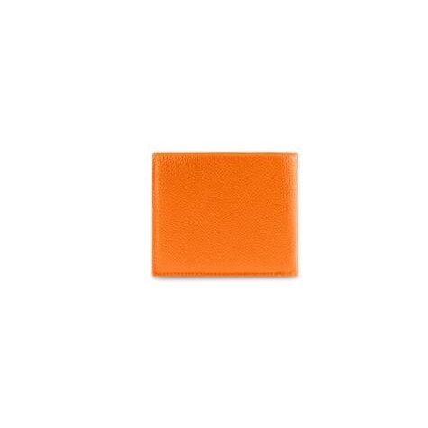 Men's Balenciaga Cash Square Folded Wallets Orange | 0794LZJAD