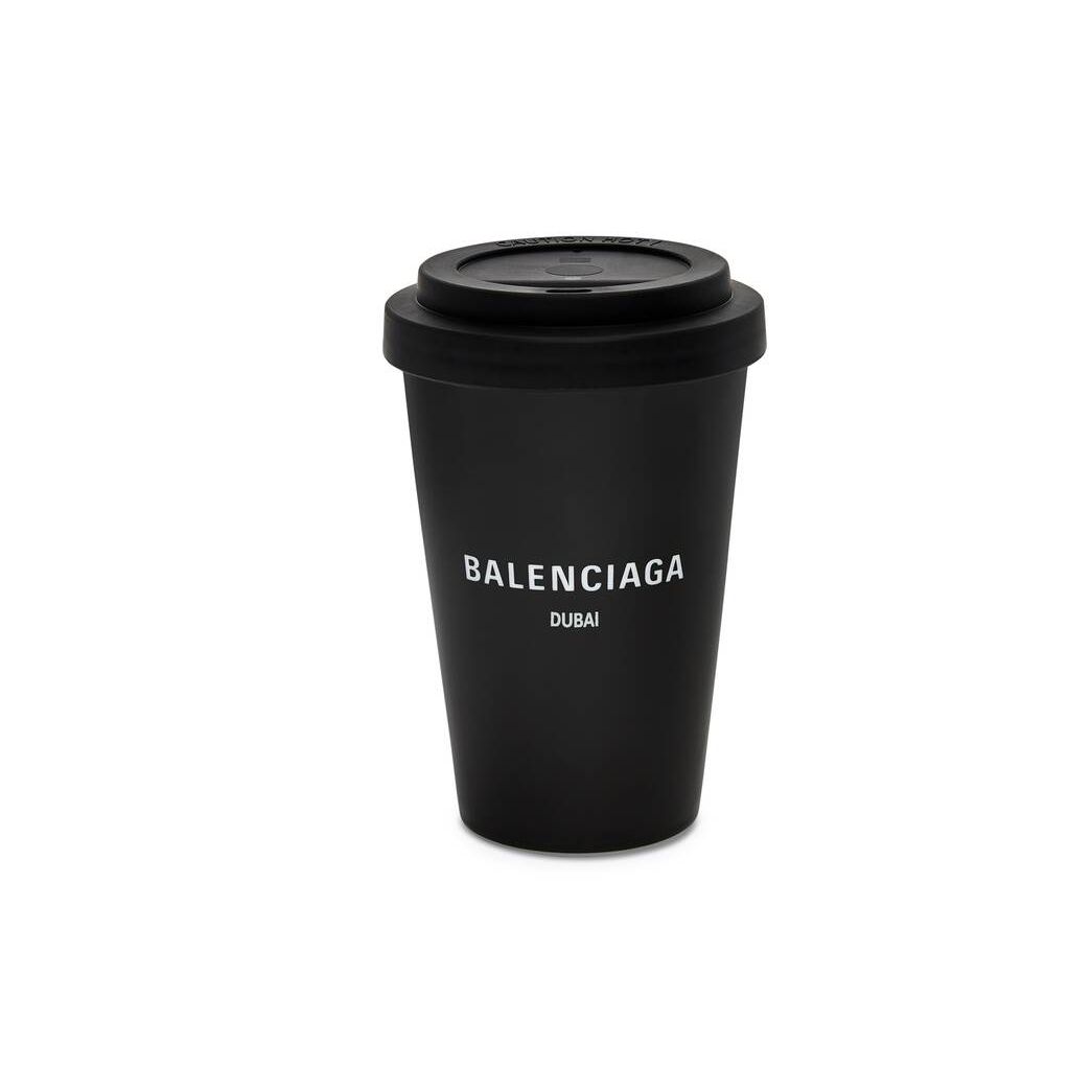 Men\'s Balenciaga Cities Dubai Cup Equipment Black | 9821XDKTU