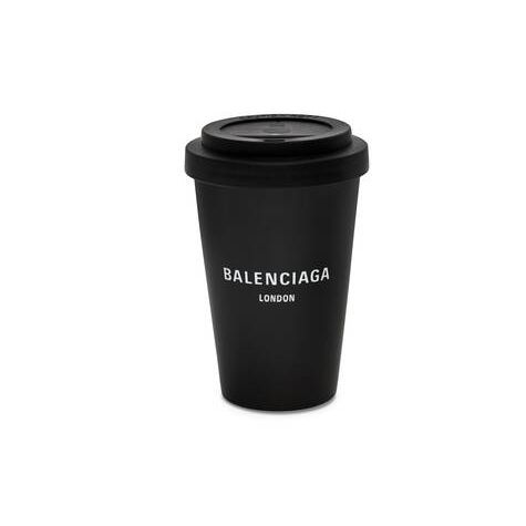 Men's Balenciaga Cities London Cup Equipment Black | 0296JRKHT