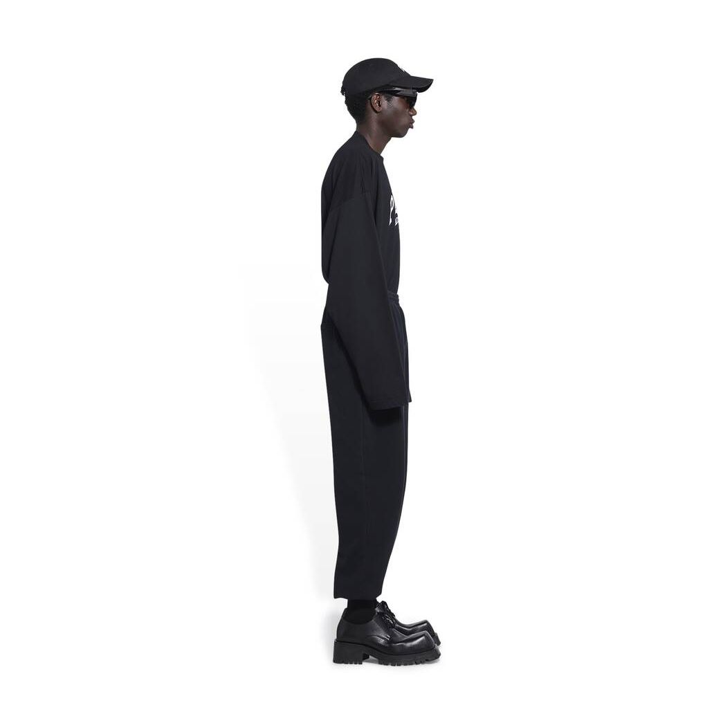 Men's Balenciaga Cities London Stretch Knee Pants Black | 8796FIDYV