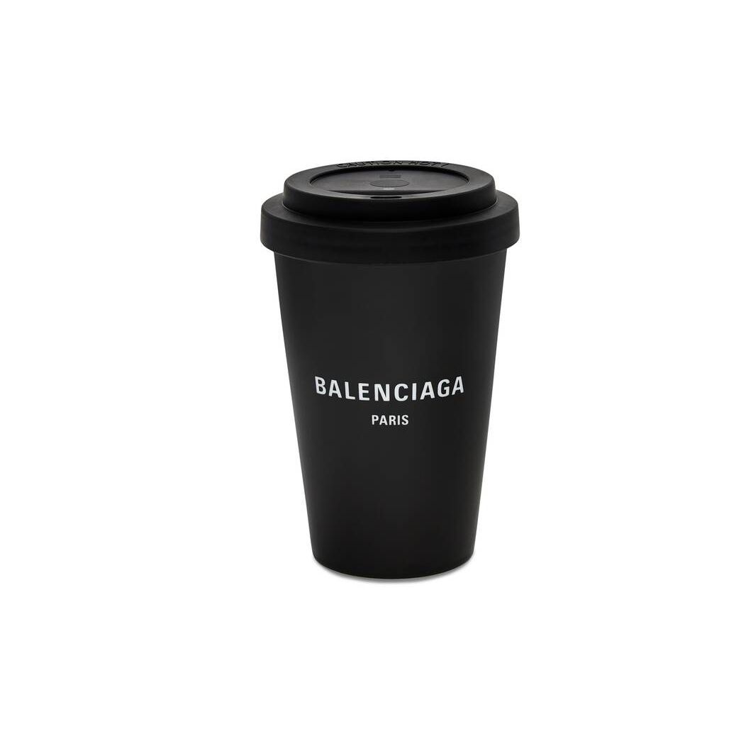 Men\'s Balenciaga Cities Paris Cup Equipment Black | 0613GSTON