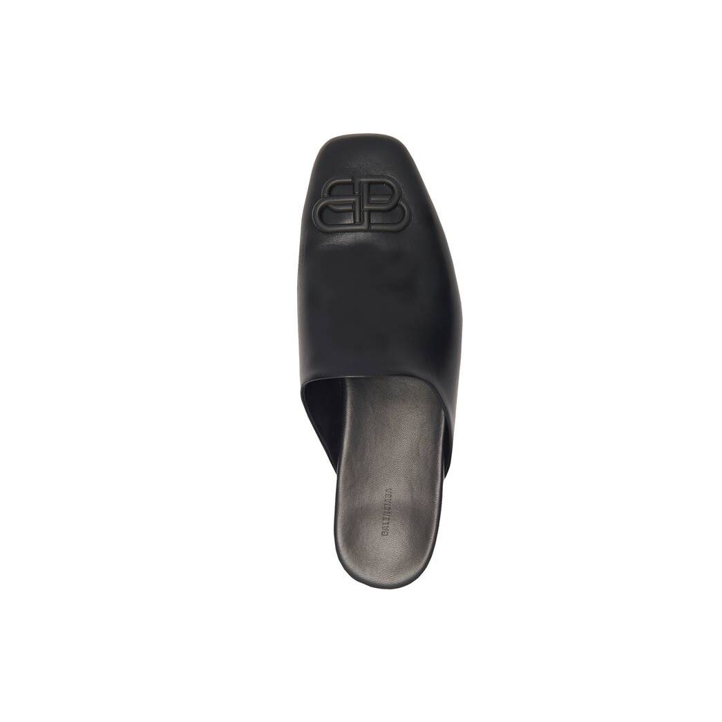 Men's Balenciaga Cosy Bb Mule Sandals Black | 2180NORAG