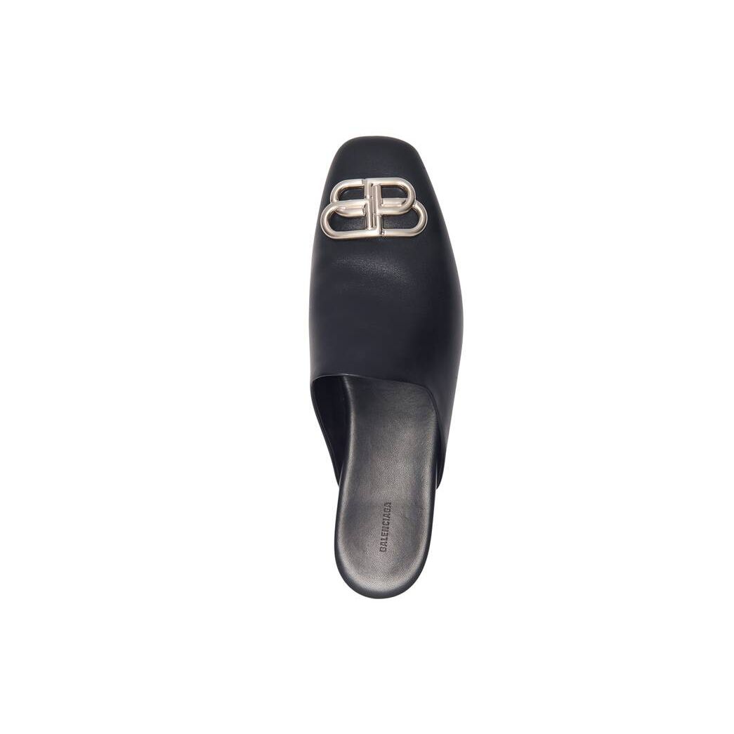 Men's Balenciaga Cosy Bb Mule Sandals Black | 2384AUPCE