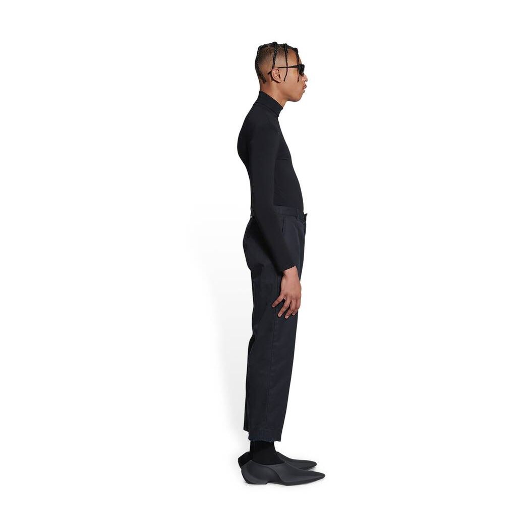 Men's Balenciaga Cropped Pants Black | 1067USNBD