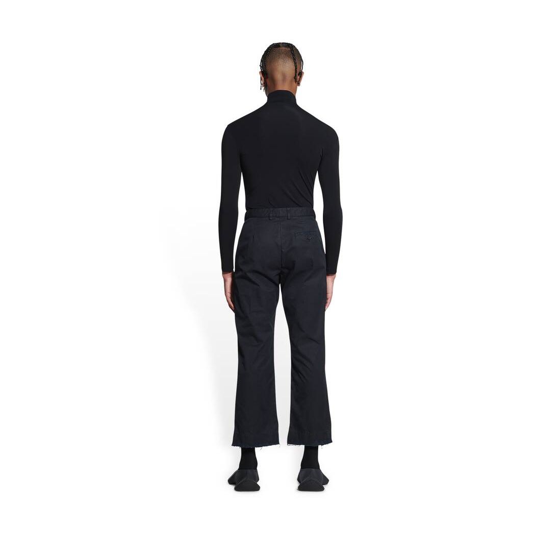 Men's Balenciaga Cropped Pants Black | 1067USNBD