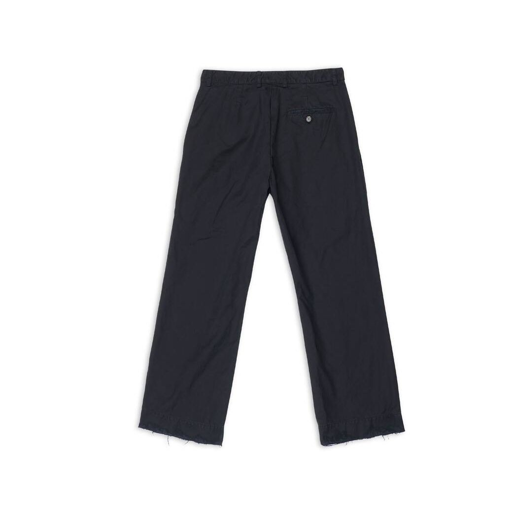 Men's Balenciaga Cropped Pants Black | 1067USNBD