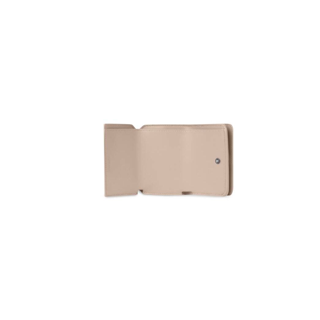 Men's Balenciaga Essential Mini Wallets Beige | 0346BSVTW