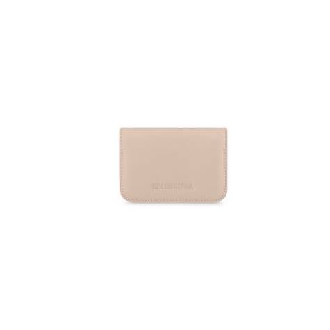 Men's Balenciaga Essential Mini Wallets Beige | 0346BSVTW