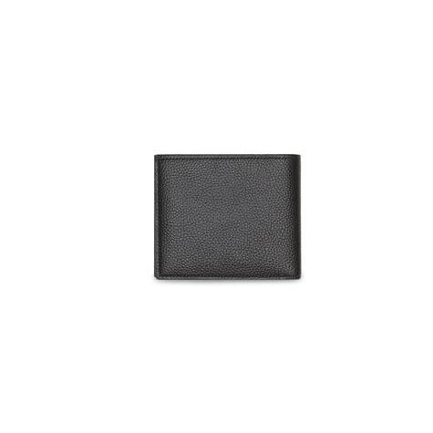 Men's Balenciaga Essential Square Folded Coin Wallets Black | 3257TKEIQ