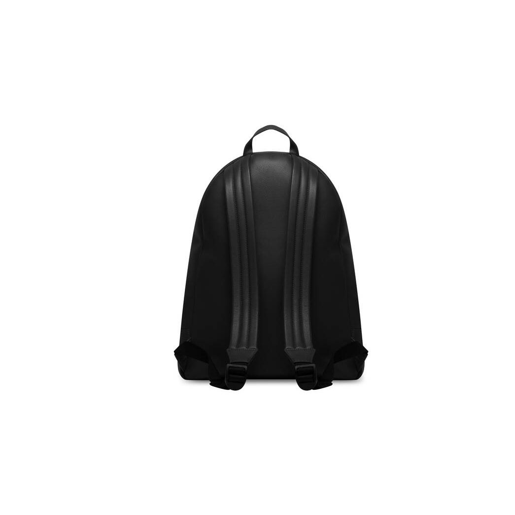 Men's Balenciaga Everyday Backpacks Black | 6527XFGKV