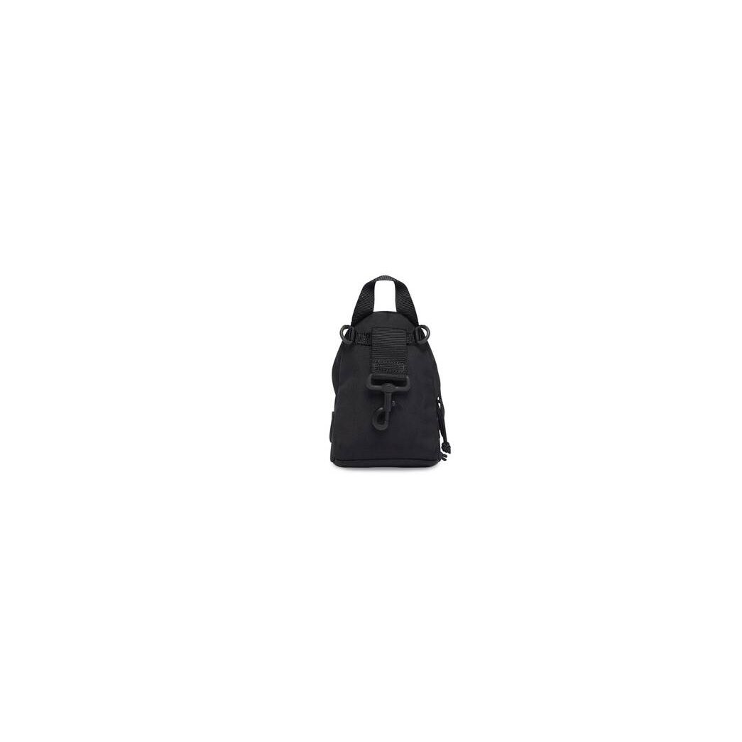 Men's Balenciaga Explorer Mini Backpacks Black | 1649NJEUQ