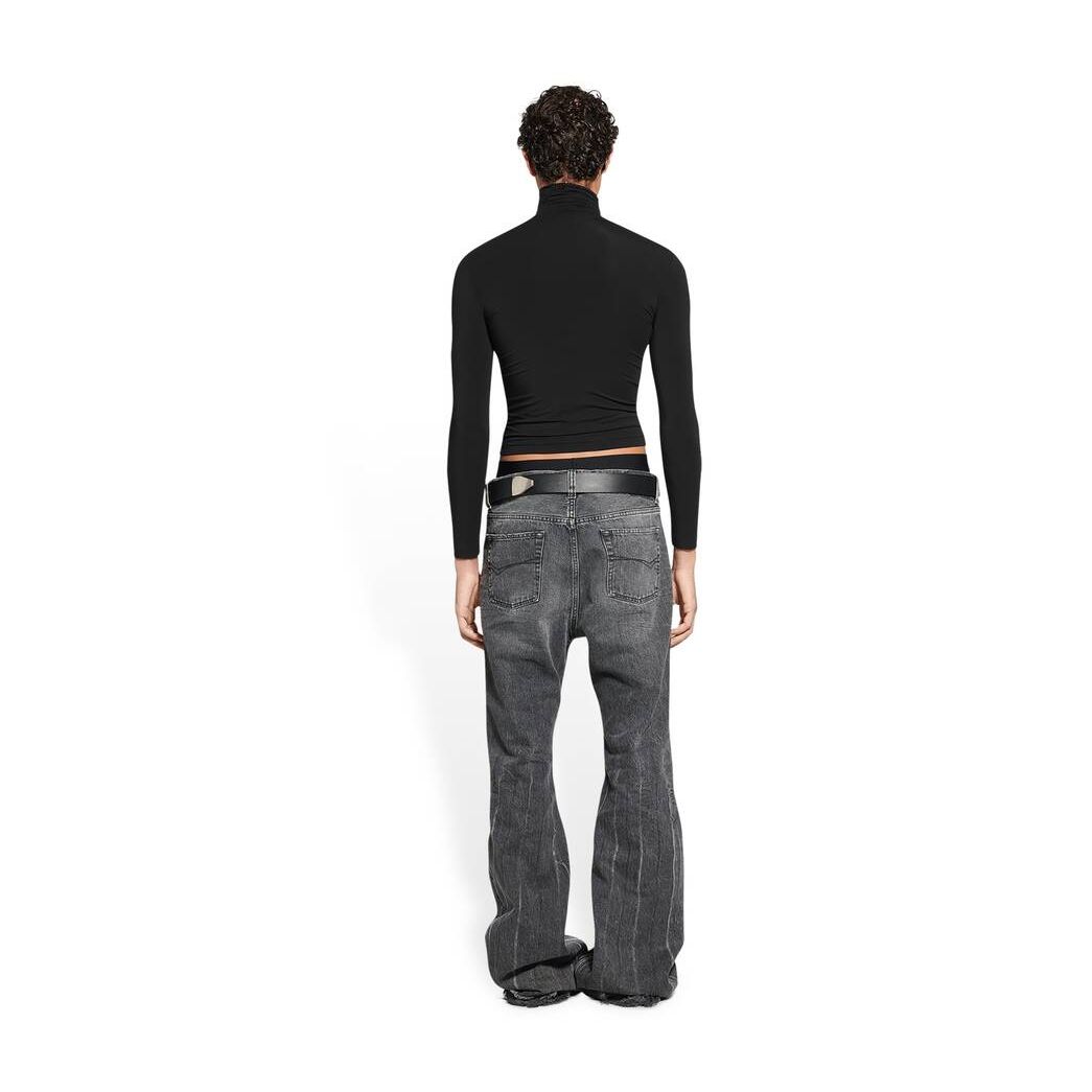 Men's Balenciaga Flared Pants Black | 2835SIJKY