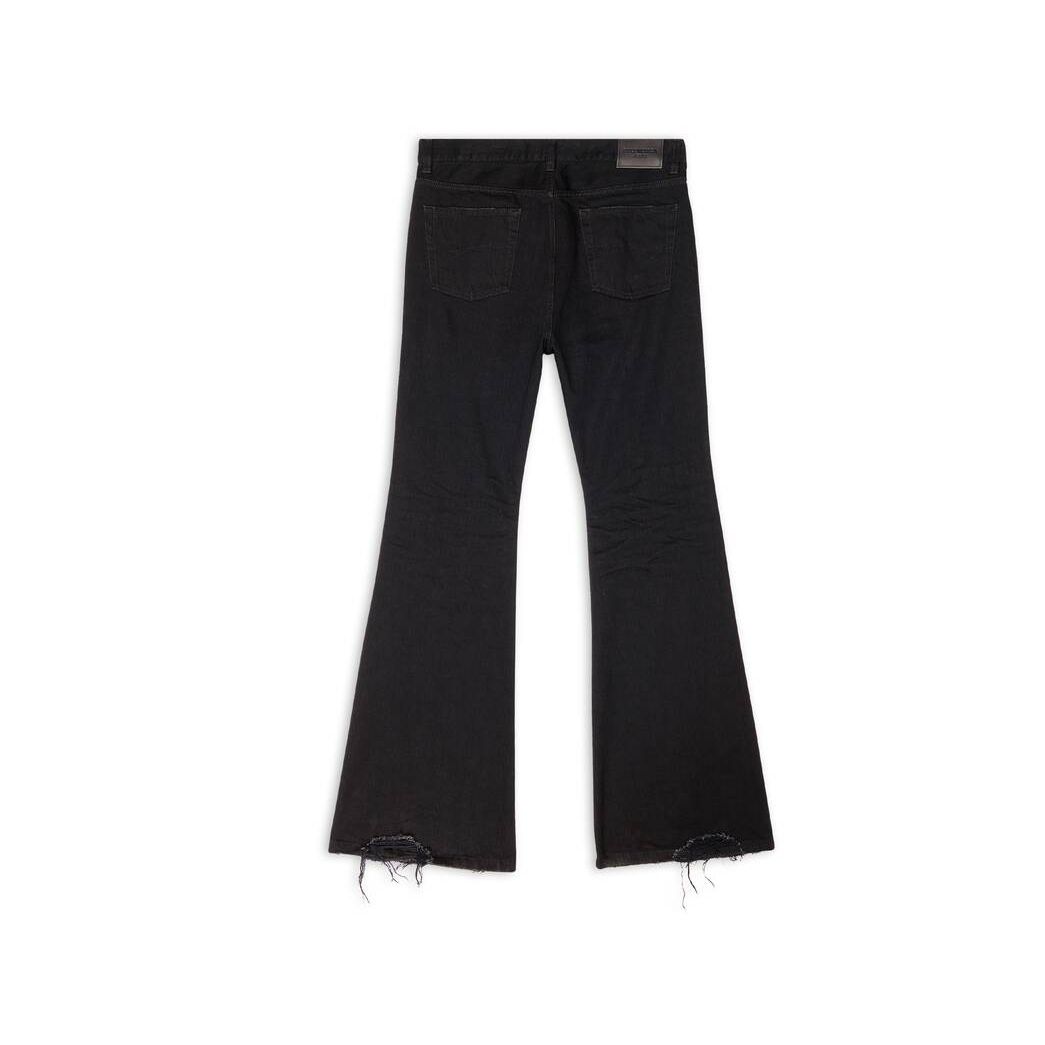 Men's Balenciaga Flared Pants Black | 3824RLJHU