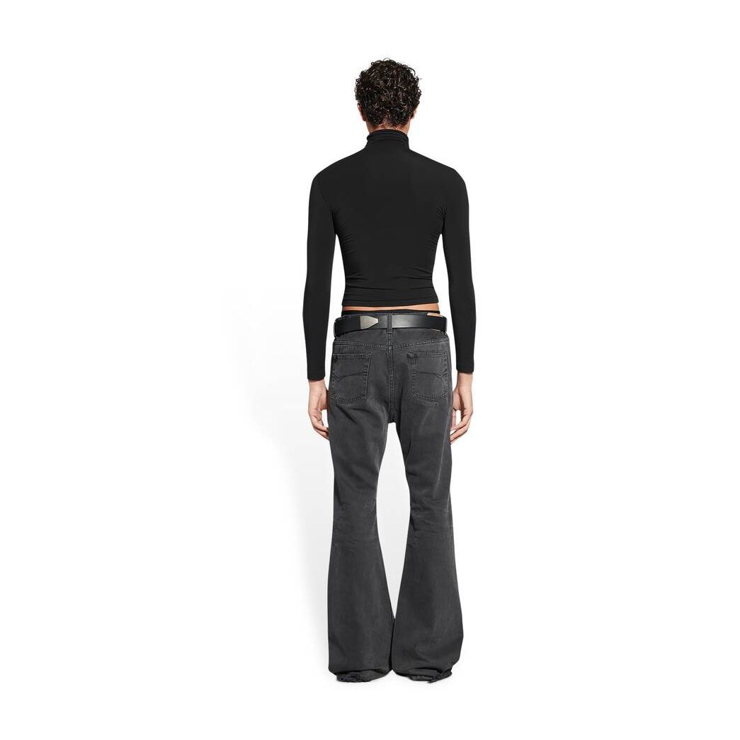 Men's Balenciaga Flared Pants Black | 4167MWUEQ