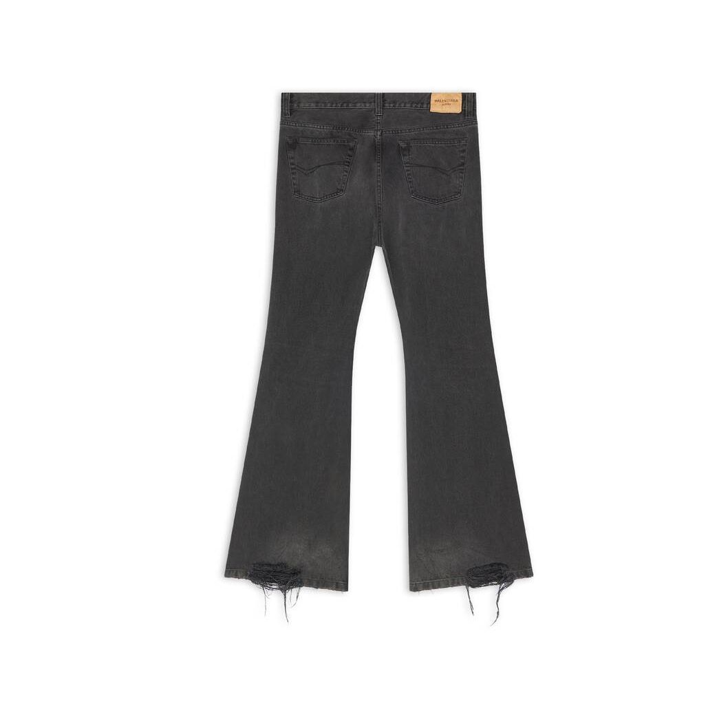 Men's Balenciaga Flared Pants Black | 4167MWUEQ