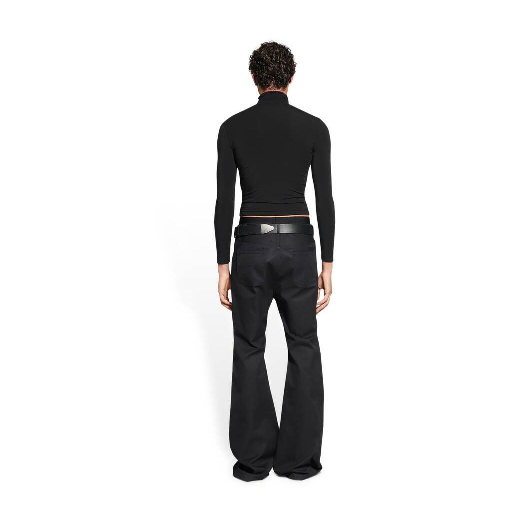 Men's Balenciaga Flared Pants Black | 4879IGLYQ